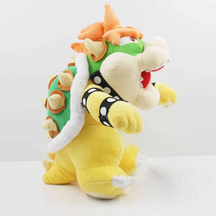 

25cm Super Mario Soft Plush Doll Bowser Koopa Stand Plush Toys Kuba Stuffed Plush Doll