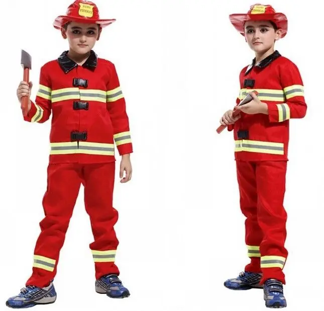 childrens firefighter halloween party fireman costume uniform cosplay kids giftchina mainland - Fireman Halloween childrens firefighter halloween party fireman costume uniform cosplay kids giftchina mainland - Fireman Halloween