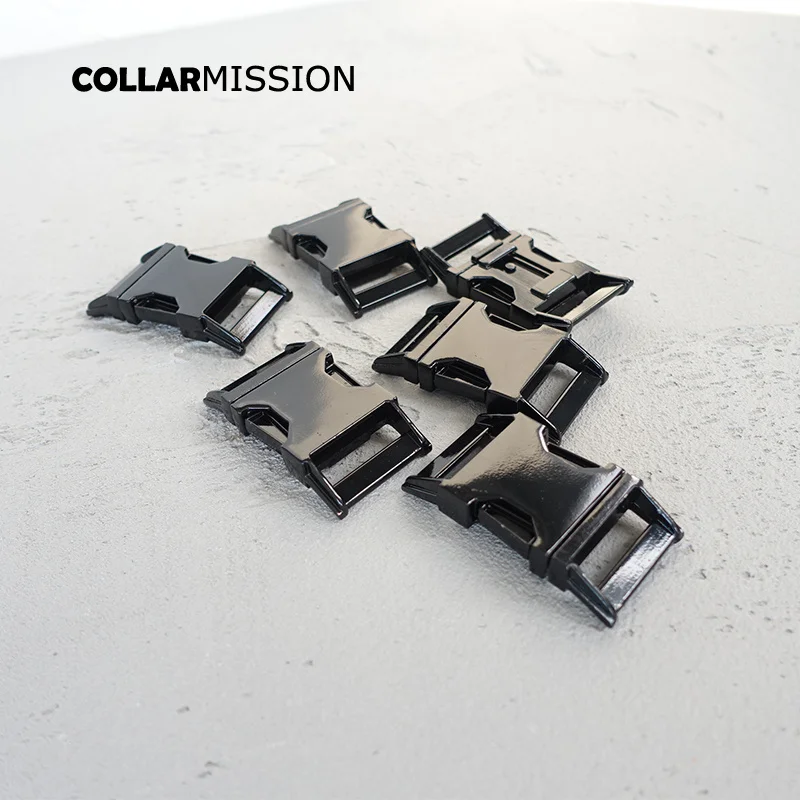 

Side release curved metal buckle 25mm for bag DIY paracord pet collar buckles plated metal buckle high quality Zinc Alloy CK25H