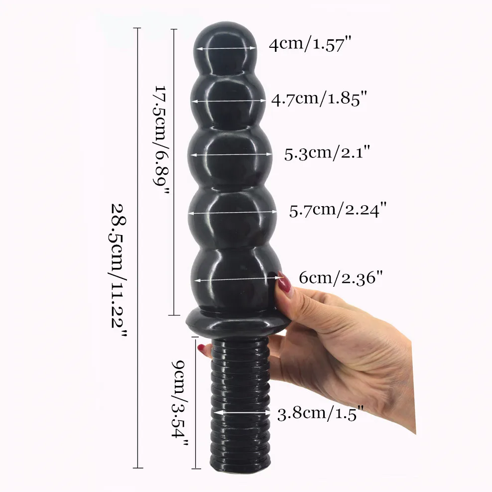 Kaufen FAAK anal sex spielzeug perlen dildo big dong anal stecker schraube griff butt plug riesige penis 2,36 \