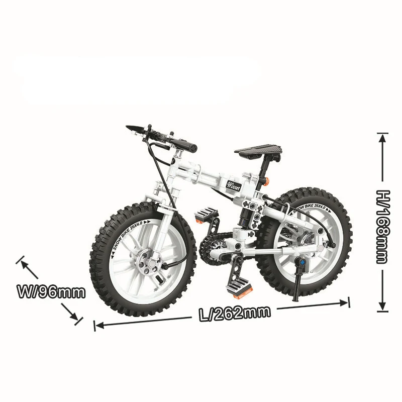 7072-242pcs-Technology-Technic-folding-bicycles-Building-Blocks-Set-DIY-Bricks-Classic-Model-Kids-Toys-For