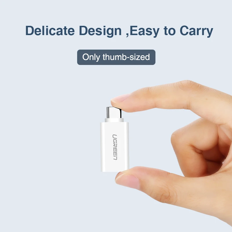 Ugreen адаптер USB type C до USB 3,0 адаптер Thunderbolt 3 Тип C адаптер OTG кабель для Macbook pro Air samsung S10 S9 USB OTG