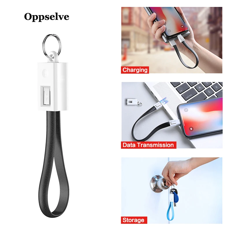 Oppselve Micro USB кабель для samsung Xiaomi Быстрая зарядка Powerbank кабель брелок аксессуар портативный зарядный кабель для синхронизации данных Tubo