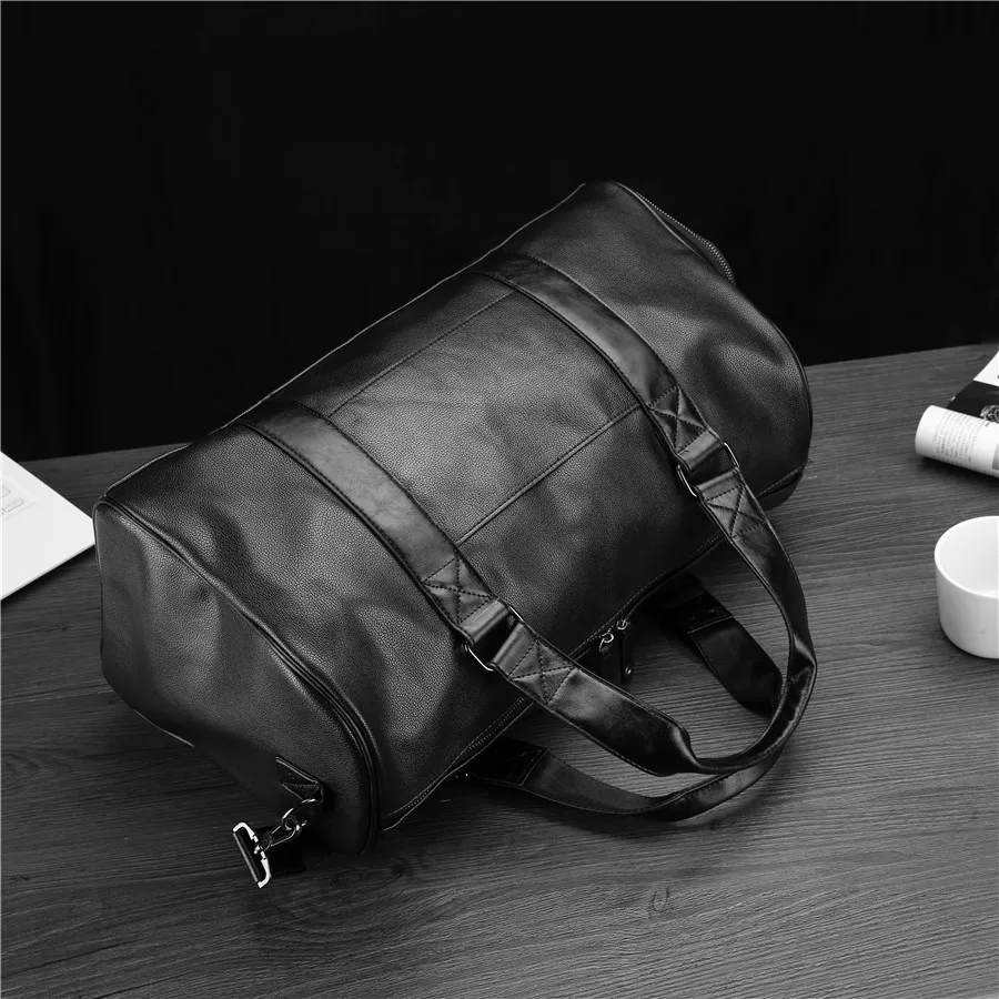 Кожаная мужская сумка для путешествий, сумка для путешествий, большая сумка через плечо для путешествий, сумка на плечо отличного качества