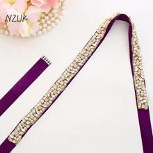 Пояс невесты ручной работы жемчужный пояс золотые стразы свадебный пояс и лента для свадьбы аксессуары Y134BG