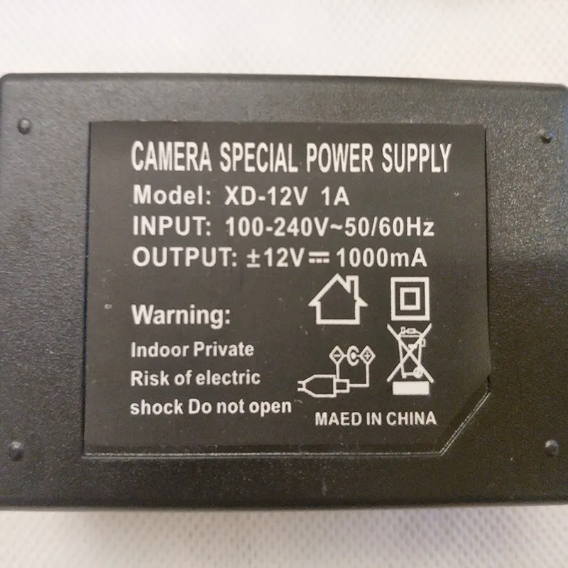 Специальный источник питания для камеры Европейского типа DC 12V 1A адаптер ip камера