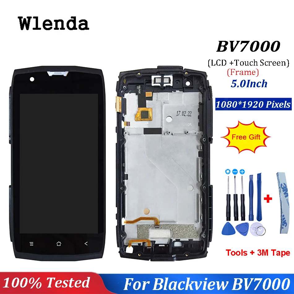 

5.0 inch For Blackview BV7000 BV7000 PRO LCD Display + Touch Screen 100% Screen Digitizer Assembly