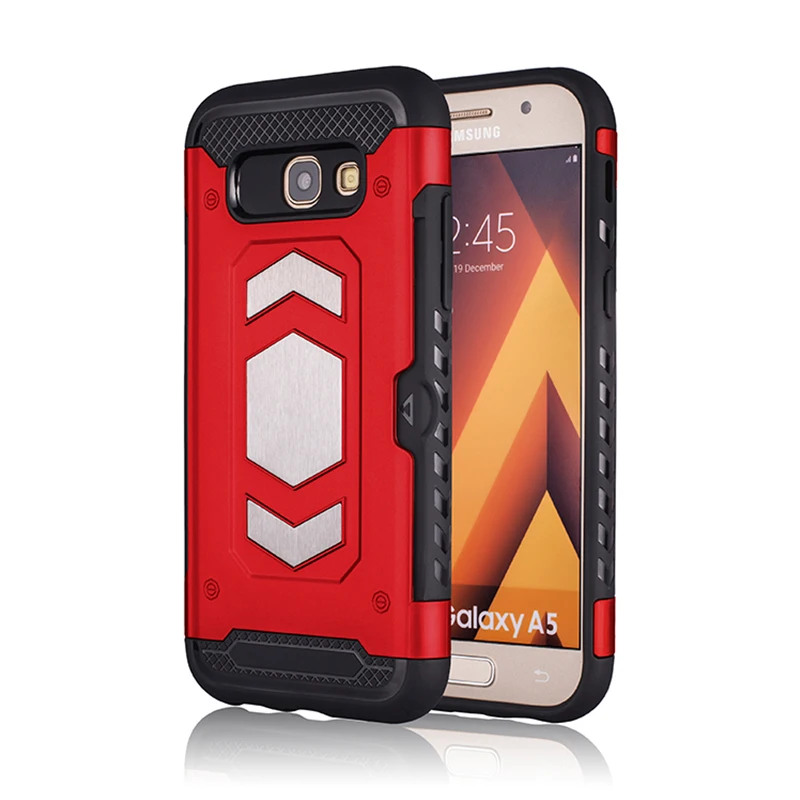 

Magnetic Car Holder Card Slot Phone Case For Samsung Galaxy A5 2017 Heavy Duty Hybrid Impact Shockproof Armor Case A7 2017 Cover