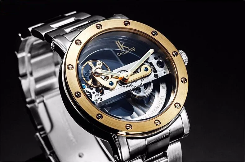 Tourbillon, механические наручные часы, мужские, люксовый бренд, Бизнес Стиль, скелет, автоматические, мужские, заводные, Топ бренд, relojes