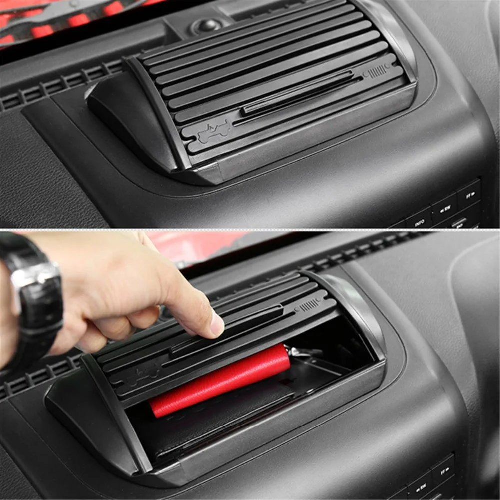 Funda organizadora de caja de almacenamiento de salpicadero de coche negro para Jeep JK Wrangler accesorios de piezas interiores 2012-2017 ilimitado Funda organizadora de caja de almacenamiento de salpicadero de coche negro para Jeep JK Wrangler accesorios de piezas interiores 2012-2017 ilimitado