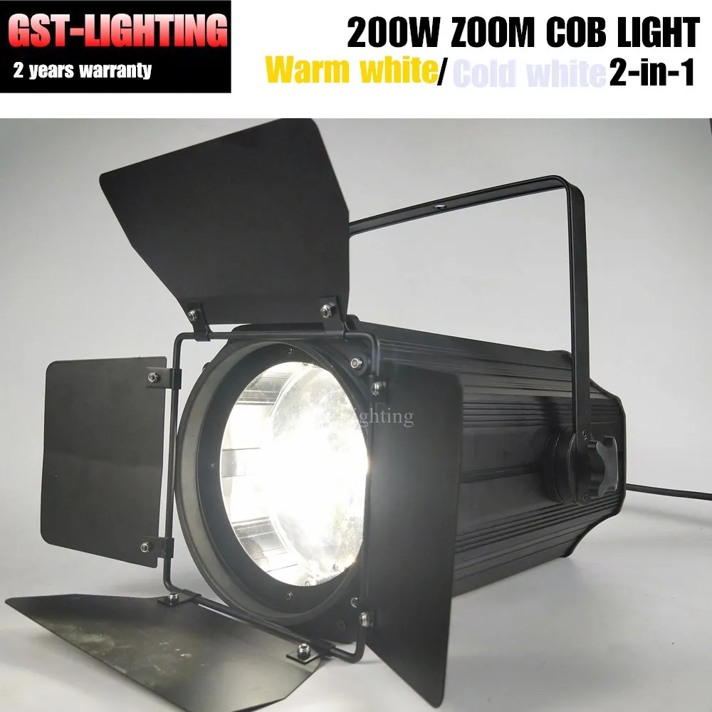 Линейный зум от 5 до 50 градусов 200 Вт COB LED Par Light 3200K теплый белый сценический