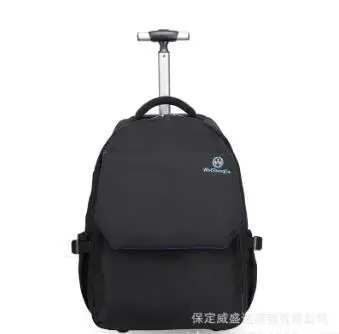 Нейлоновый дорожный рюкзак на колесиках для мужчин и женщин|backpack trolley bag|trolley