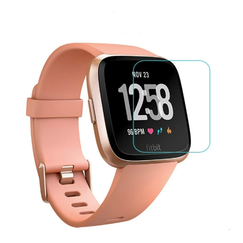 Шт/2 шт Защитная пленка для экрана для Fitbit Versa, закаленное стекло, Смарт-часы, защитная пленка, прозрачная защитная крышка, стеклянный чехол