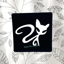 Милый Кот шаблон полые индийская хна трафареты татуировки для женский боди-арт палец татуировки шаблон Diy рисунки Аэрограф живопись