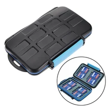 Free Shipping New MC-2 Anti-shock Waterproof DC Memory Card Case Holder Hard Storage Box for 4CF 8SD ABS & Rubber Free Shipping