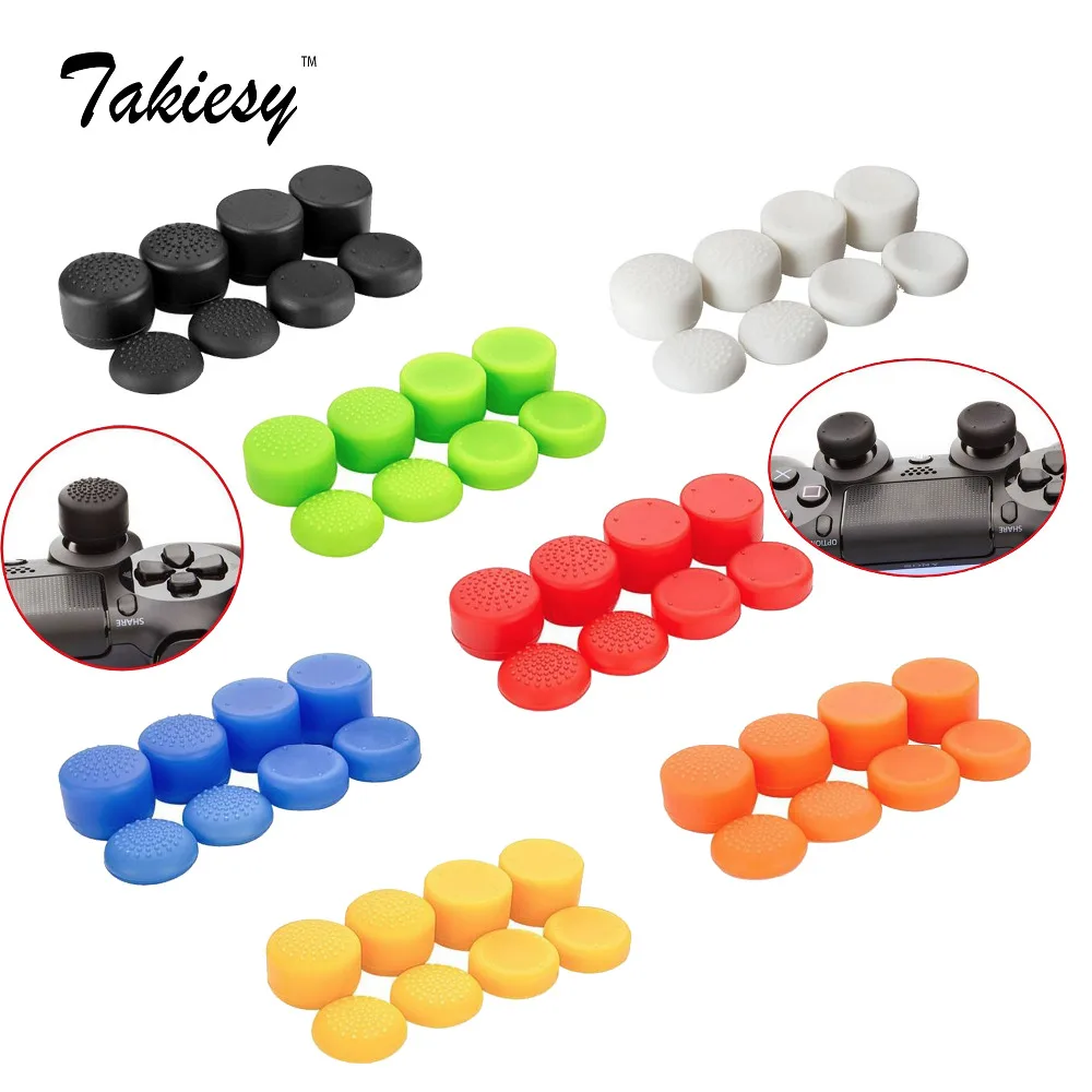 10 set=80pcs Enhanced Analog ThumbStick Joystick Grips Extra High
