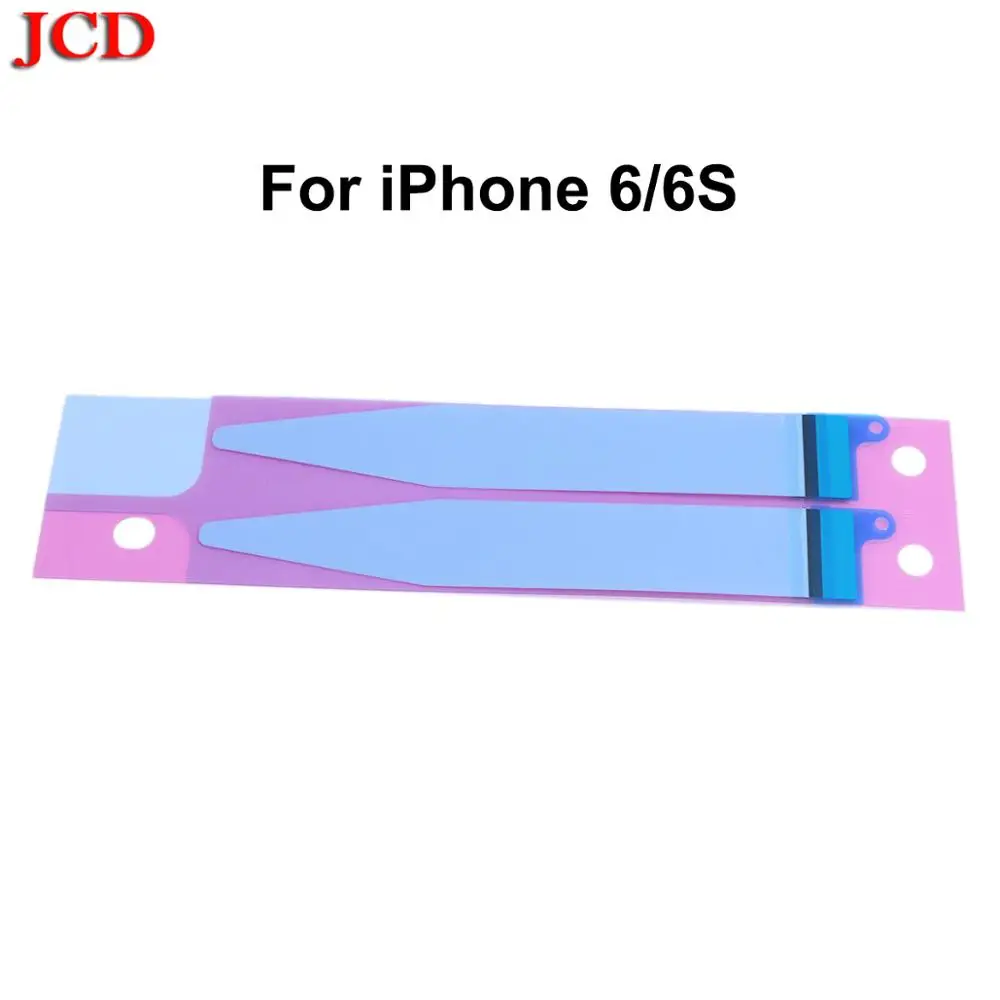 JCD 10 шт. батарейный стикер на клейкой основе для iPhone X 5s 5c 6 6s 7 8 plus клейкая лента для аккумулятора вкладка запасная часть для iPhone X