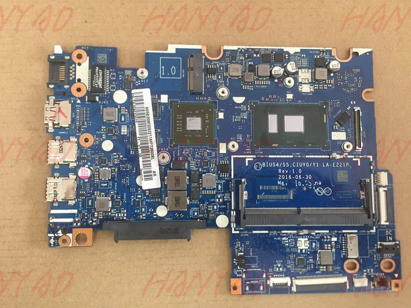 

5B20M32646 For Lenovo 510S-14IKB Laptop Motherboard DDR4 i7 cpu LA-E221P MainBoard 100% Tested Fast Ship
