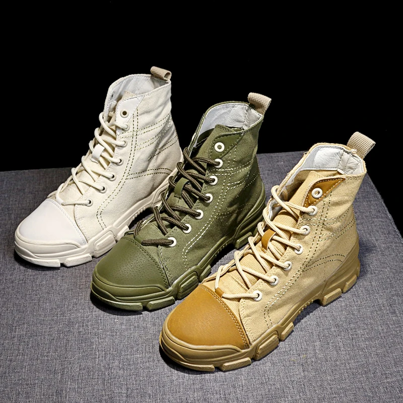 

New Krasovki Autumn Women's Canvas Casual Shoes Female Fashion Brand Hig-Top Sneakers Breathable Zapatos Tenis Chaussures Femme