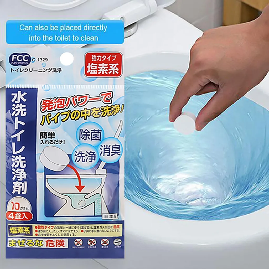 

Multifunctional Effervescent Spray Cleaner Concentrate Home Cleaning toilet Disposable Toilet Bowl Tablets Fragrant Ball White