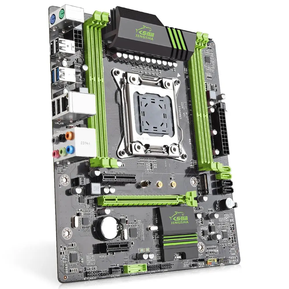 Материнская плата JINGSHA X79 Turbo LGA2011 ATX USB3.0 SATA3 PCI E NVME M.2 SSD с поддержкой памяти REG ECC и