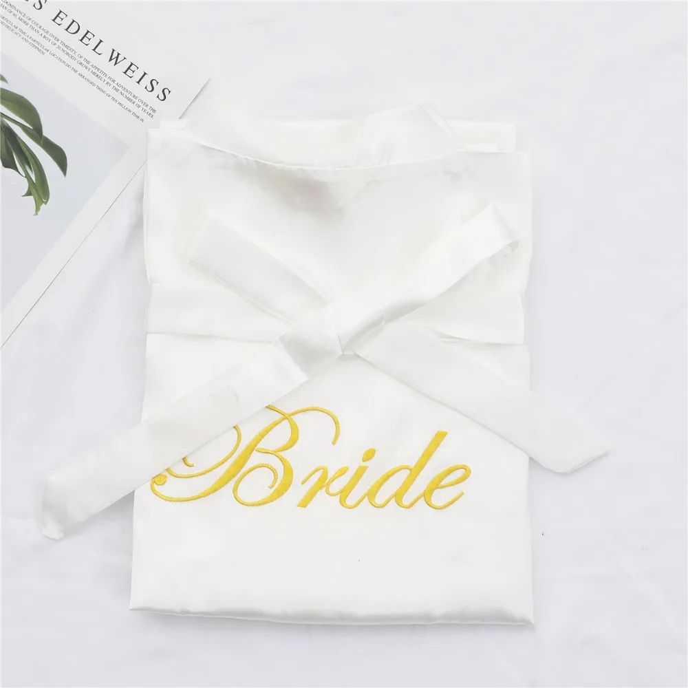绣开袍 Bride white1