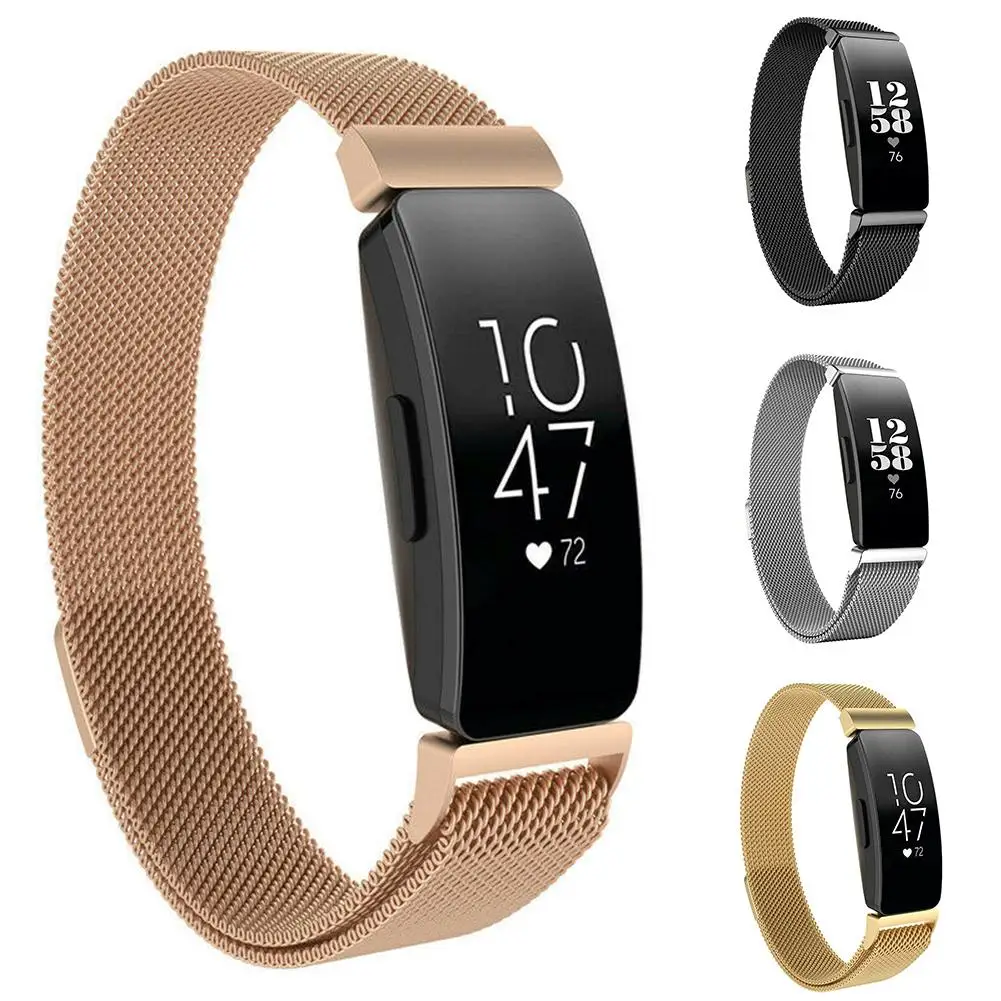

Magnetic Stainless Steel Watchband Replacement Watch Strap for Fitbit Inspire HR