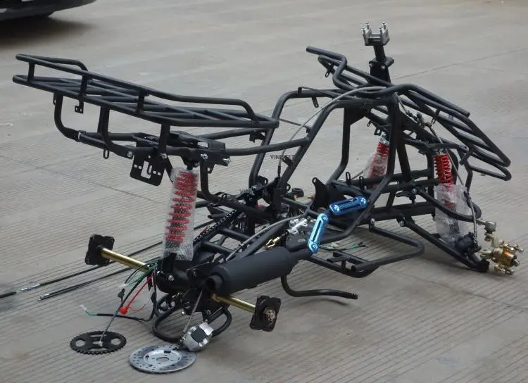 GY6 Go Kart Karting ATV Передний Задний дисковый тормоз Swingarms амортизаторы рама детали