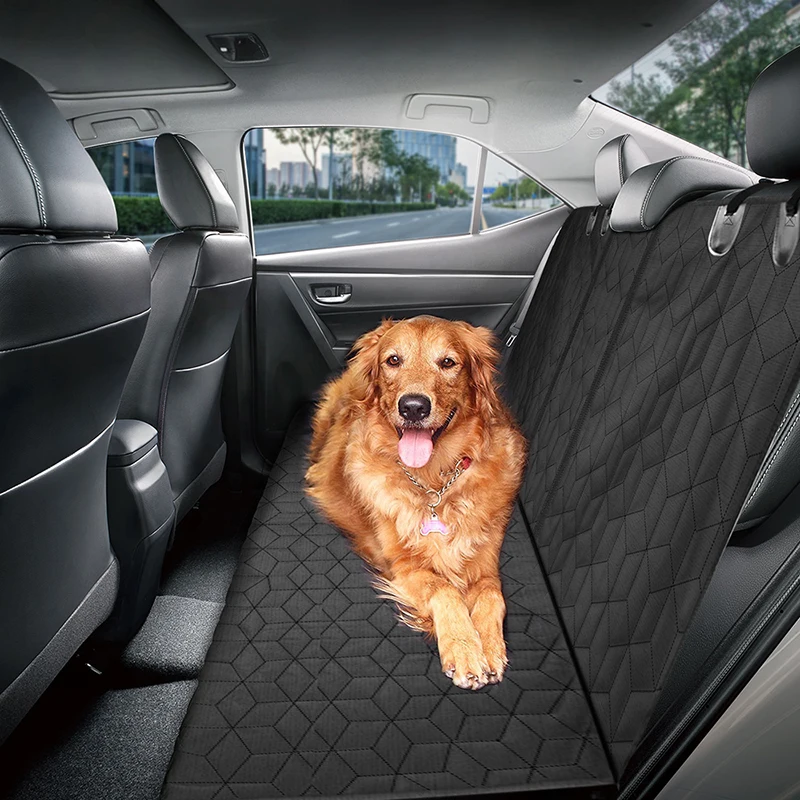 

Car Pet Dog Carrier Dog Bag Pet Seat Cushion Rear Bench Back Cover Mat Waterproof Anti-slip Foldable Car Mats Blanket Hammock