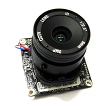 2mp Full HD1920*1080 CCTV 1080P IP Camera Module PCB Main Board 2.0mp Hisilicon + 4mm lens