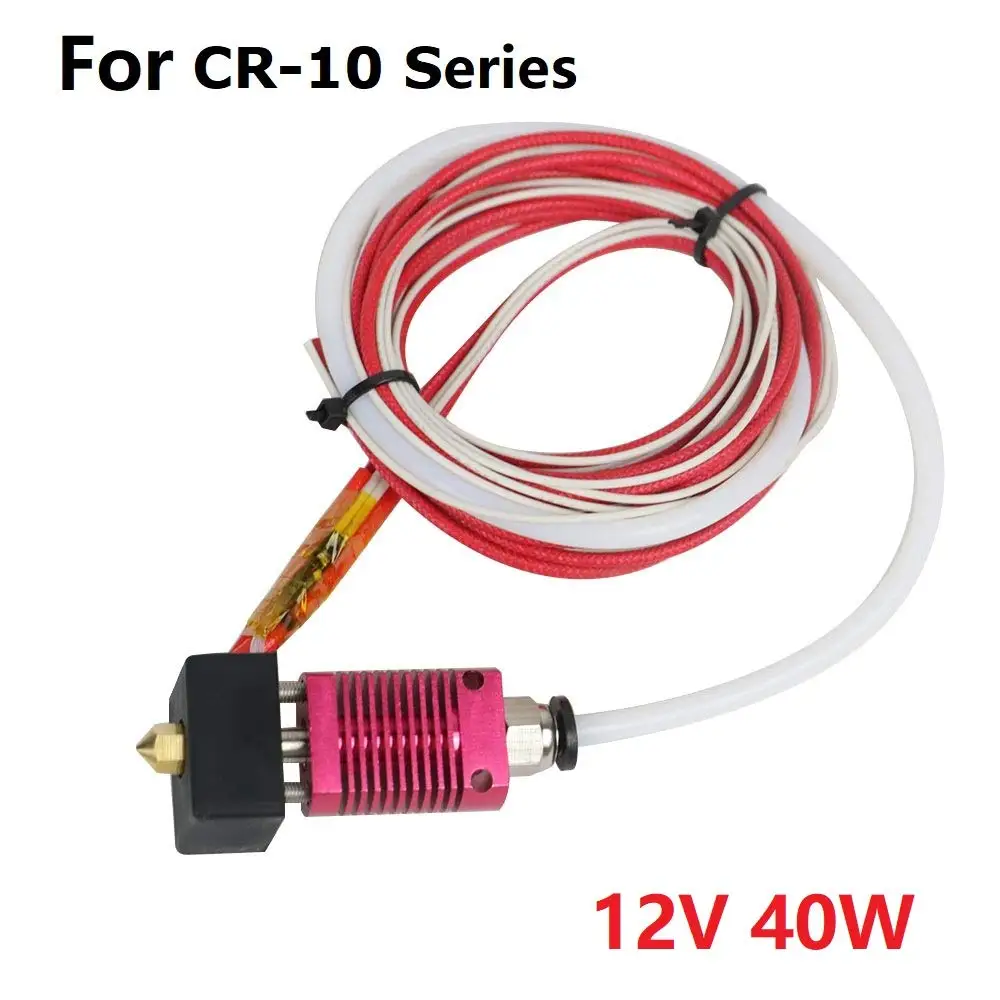 

CR10 Hotend, Assembled MK8 Extruder Kit for CR-10S/ CR-10S400/ CR-10S500-12V)