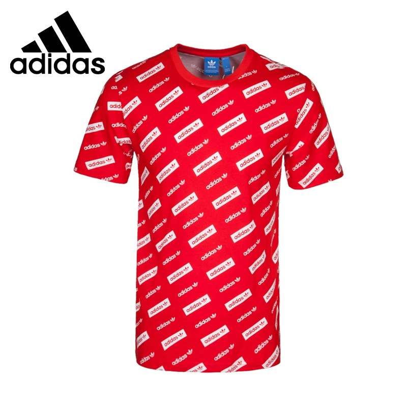 Original nueva llegada de Adidas Originals loco TREFOIL TEE de los hombres  Camisetas manga corta ropa deportiva|Camisetas de monopatinaje| - AliExpress