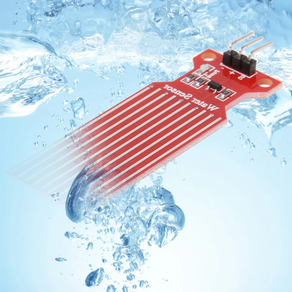 5 шт. 10 шт. 3-5 В DC Высокая чувствительность жидкости уровень дождевой воды Сенсор интеллектуальный модуль капли воды обнаружение Сенсор