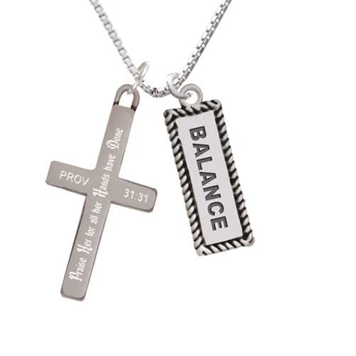 Balance - Praise Her - Cross Necklace (1)