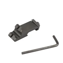 Тактическая 45 градусов офсетная сторона 20 мм Пикатинни Вивер Лазерная направляющая для прицела крепление для охотничьей винтовки Caza