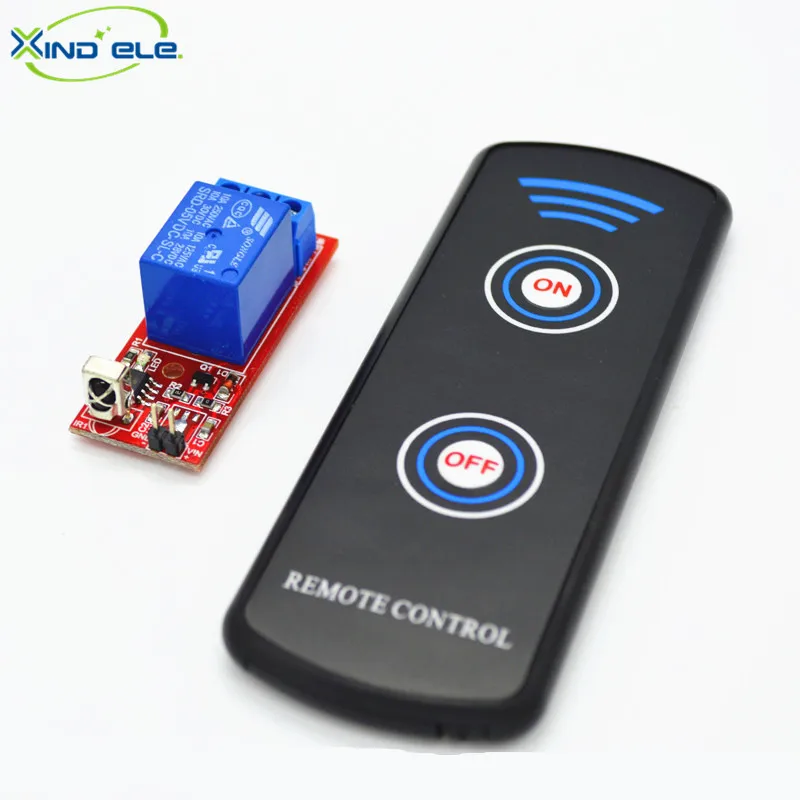 

XIND ELE IR Universal Wireless Remote Control DC5V 10A 1-way Receiver, Remote Control Switch Transmitter IR05-1SM+LPM2
