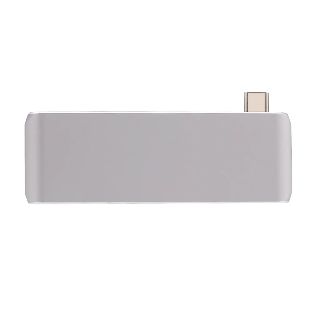 Тип C концентратор к HDMI 4 USB-C адаптер двойной USB 3,0 PD Micro-SD TF карта слот-ридер 6 в 1 для Dell xps13 для ASUS