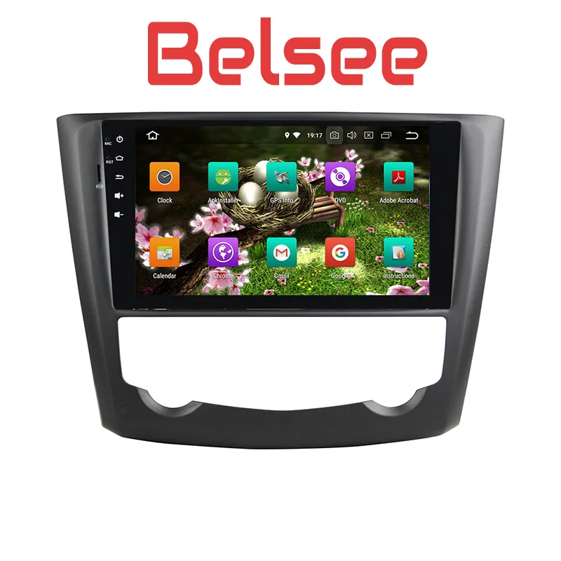 Belsee " Octa Core PX5 ОЗУ 4 Гб+ 32G Android 8,0 Авторадио автомобильный gps Навигация стерео радио Play для Renault каджары