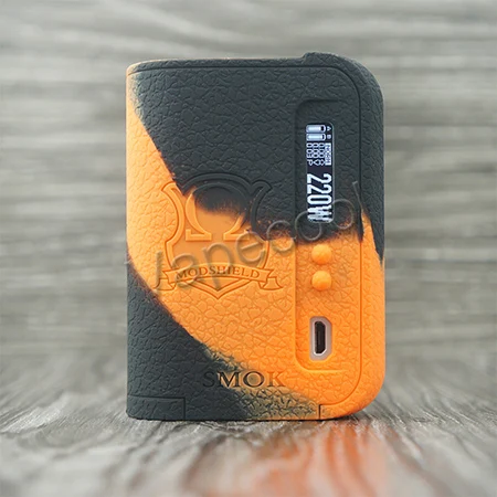 Smok osub king 220W силиконовый чехол или силиконовый чехол-накладка для Smoktech osub king 220W vape mod shield - Цвет: Black orange