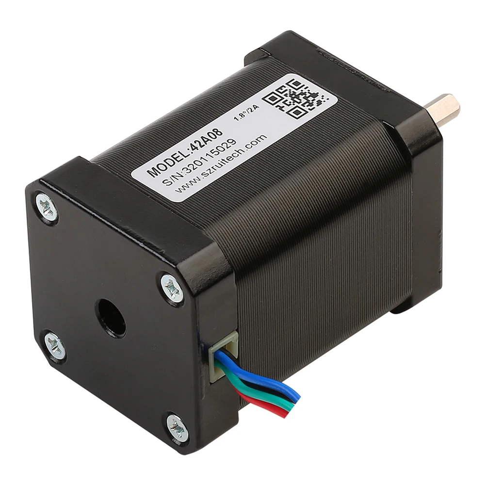 Rtelligent Nema 17 3D принтер мотор 7 1 кг см 0.71н. М (100 5 oz.in) 4 свинца шаговый двигатель для
