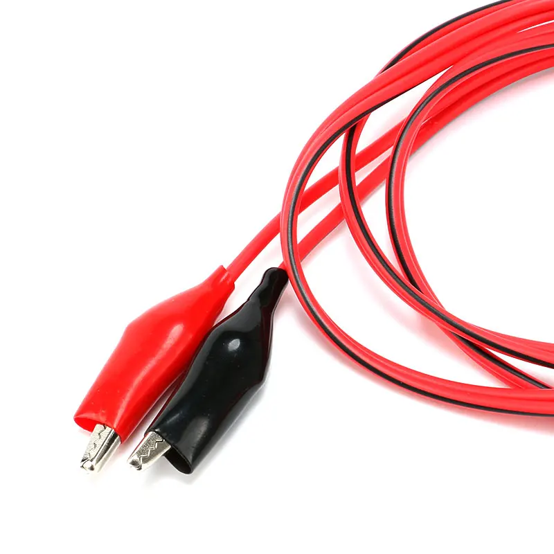 100 см щуп тестера Электрический зажим аллигатора кабель для тестера зажим контакта кабель со штекером типа банан провода тестовые аксессуары