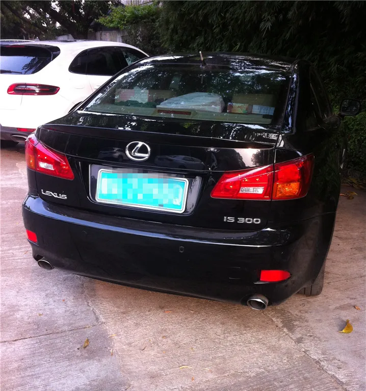 Для Lexus IS250 спойлер на крышу 2006-2012 Lexus IS300 IS350 спойлер на крышу ABS Пластиковый материал заднее крыло автомобиля цветной задний спойлер