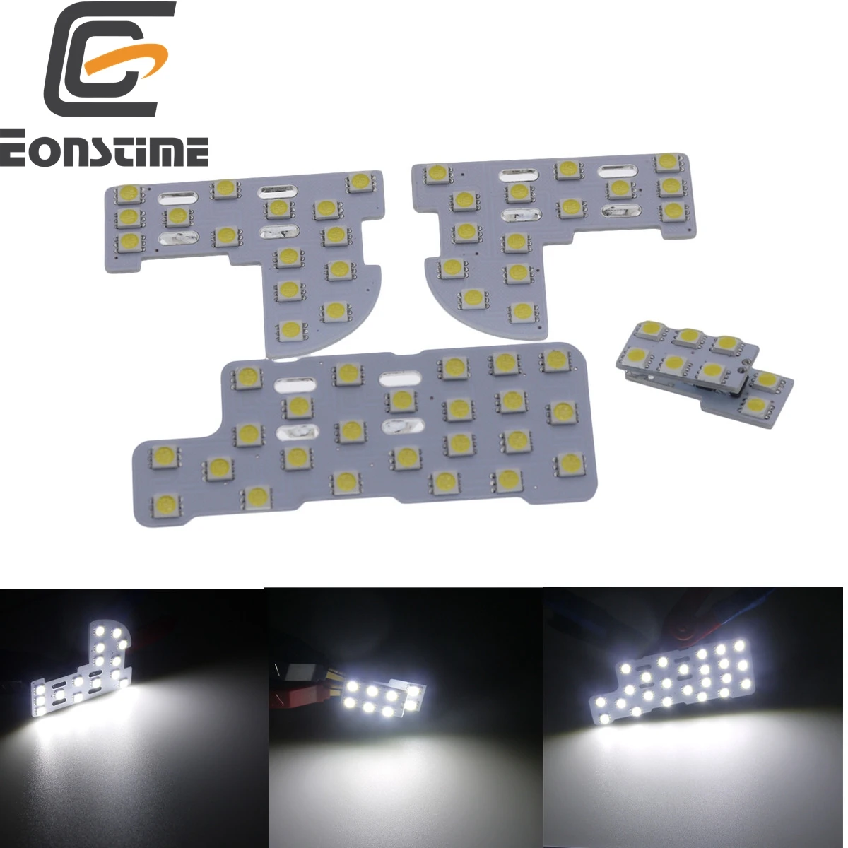 Eosntime Per 2006-2012 Honda Civic Fit 5050 Smd 3Pcs Esatta Led Pannelli Interni Tetto Soffitto A Cupola Di Lettura Luce Honda Fit Jazz