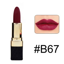 Матовая Губная помада labiales матовая Макияж Rouge levre матовая Розовый и красный цвет увлажняющий комплект татуировки Цвет Косметика пигмент бархат d2