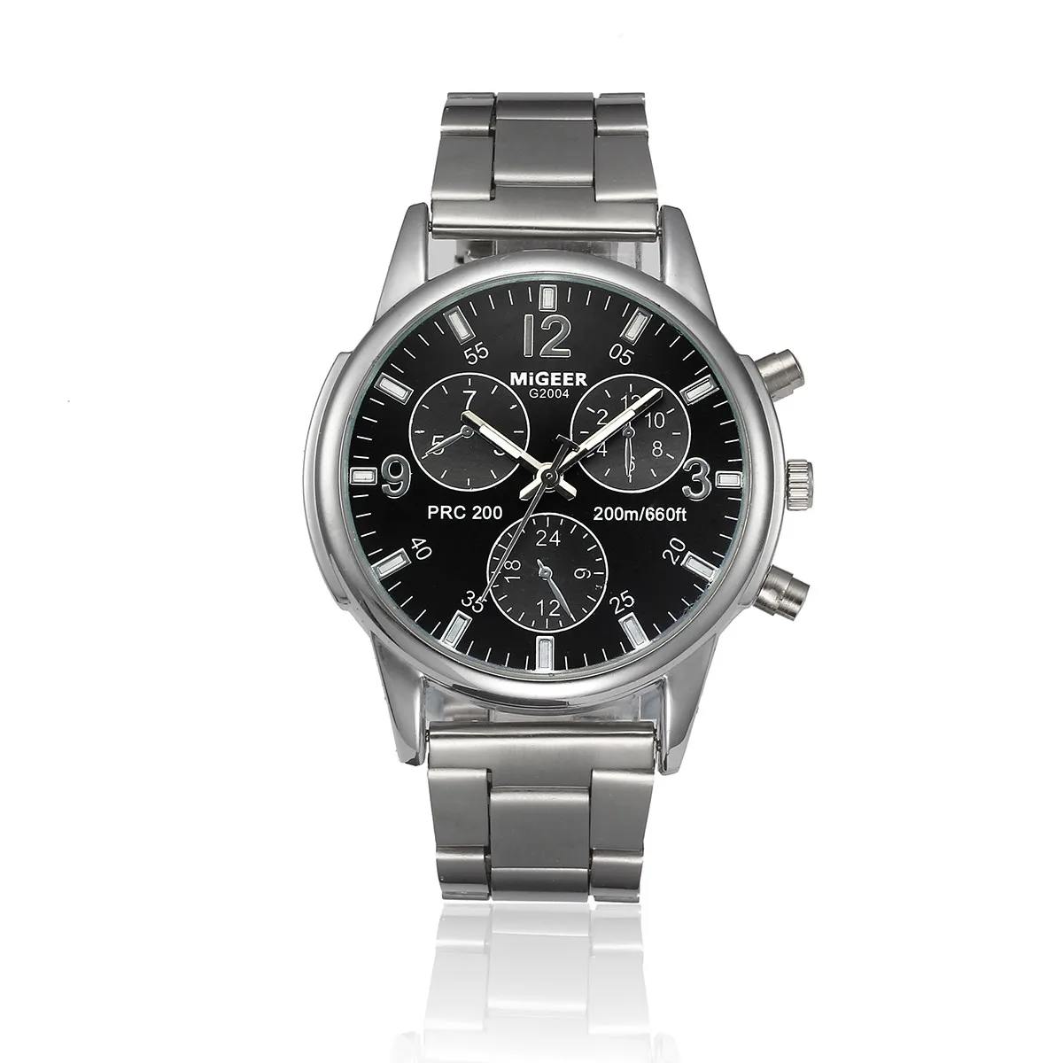 

CCQ Men Watches Fashion Men Luxury Crystal Stainless Steel Analog Quartz Wrist Watch Bracelet Male Hour Clock 2019 A5