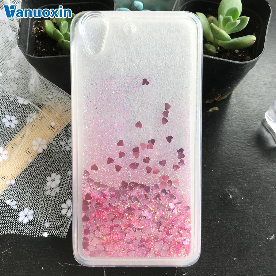 Funda de silicona de la sFor Fundas Huawei Y6II Y6 2 caso Coque Huawei Y6 II teléfono caso líquido dinámica brillo suave cubierta de la caja de TPU