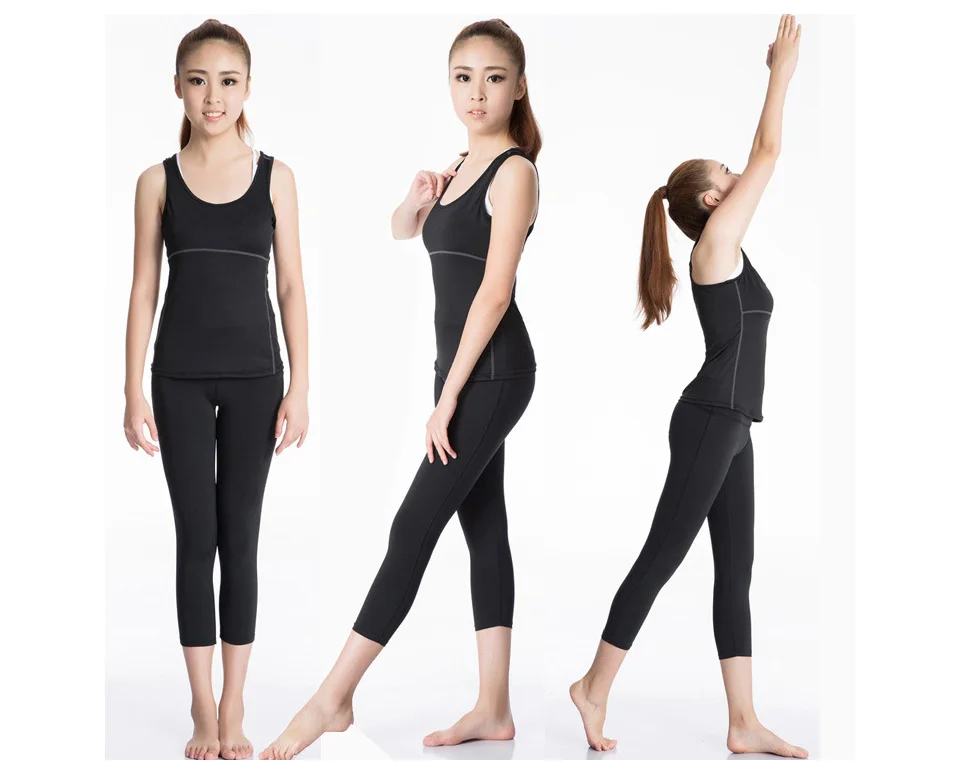 Yoga Shirt Sport Running  Quick Dry Vest High elasticity Tight fitting fitness Women GYM Clothing bodybuilding T shirt