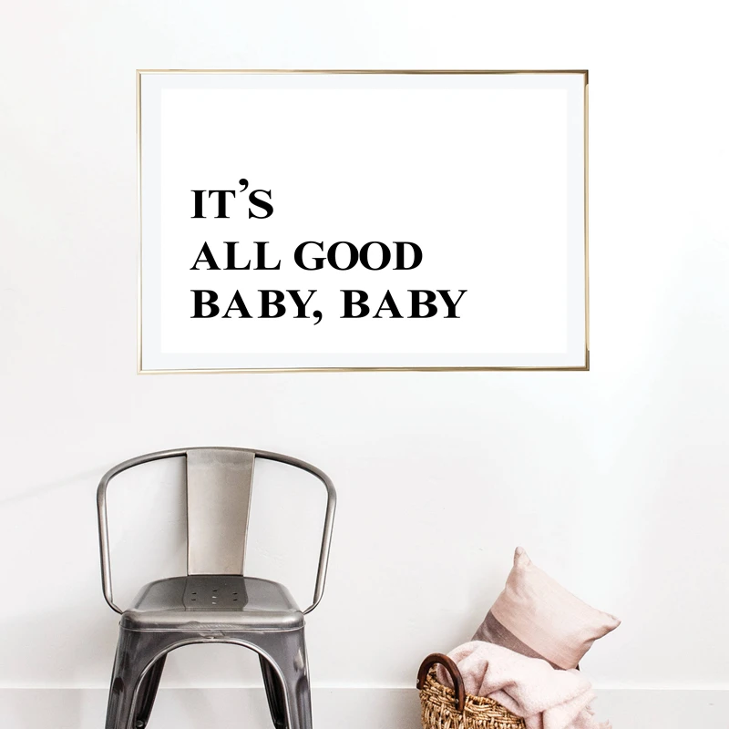 Biggie Smalls It S All Good Baby Song Lyrics Art Canvas Poster Print Notorious Big Hip Hop Rap Picture Painting Home Wall Decor Aliexpress Home Garden