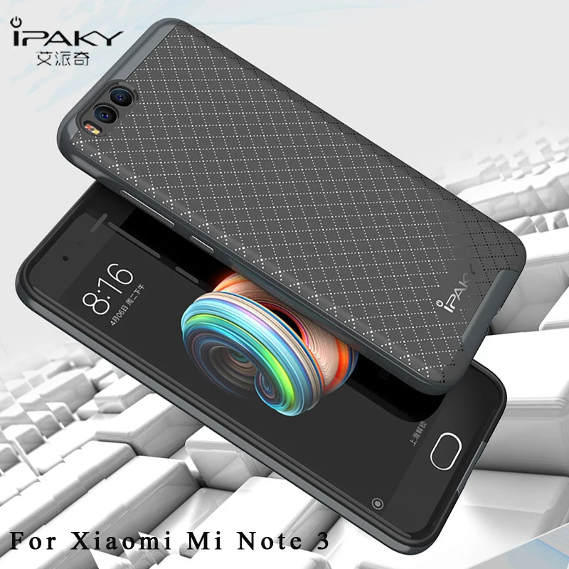 

xiaomi mi note 3 case Original iPaky Brand xiaomi note 3 cover Armor PC Frame + silicone Back Cover For xiaomi mi note3 cases