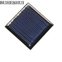 BUHESHUI эпоксидный Мини модуль солнечной батареи Солнечная батарея своими руками поликристаллический 0,25 Вт 5 В для 3,7 в батарея обучающий образовательный 45*45 мм 100 шт